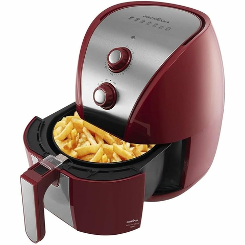 Fritadeira Britânia Air Fryer Inox 3,35l BFR11VI Vermelha - 127V - Vitrine