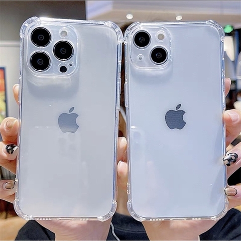 Kit Capa de proteção para iPhone 15 / 15 pro / 15 plus / 15 pro max anti impacto transparente + Película de Cerâmica