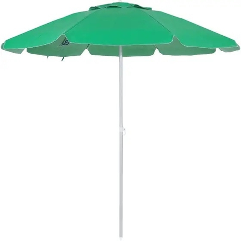Guarda-Sol em Bagum e Cabo de Aluminio 1,80m Verde Bandeira Bel