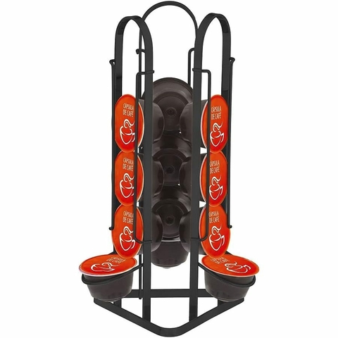 SUPORTE TRIPLO CAPSULAS DE CAFE NESPRESSO BLACK