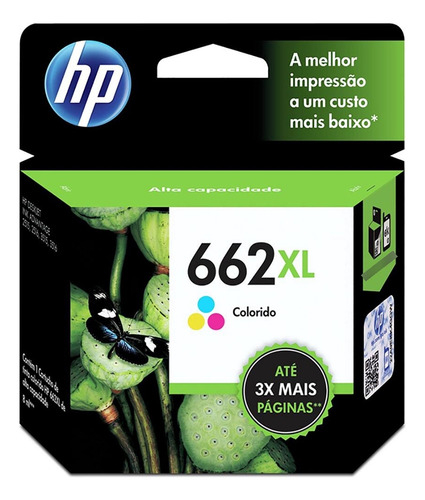 CARTUCHO HP 662XL COLORIDO CZ106AB HP