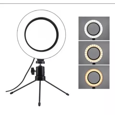 RING LIGHT DE MESA COM TRIPE 10 POL AC370 MULTI - comprar online