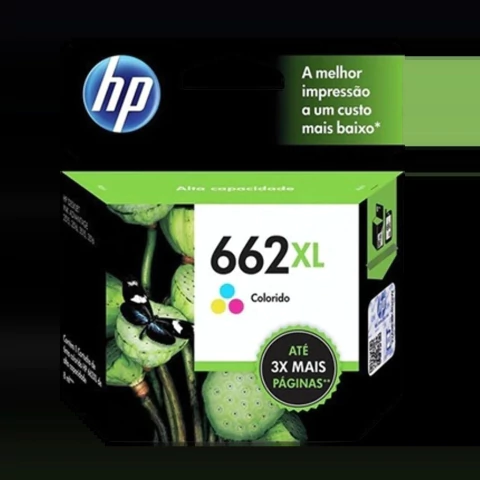 CARTUCHO HP 662XL COLORIDO CZ106AB HP - comprar online