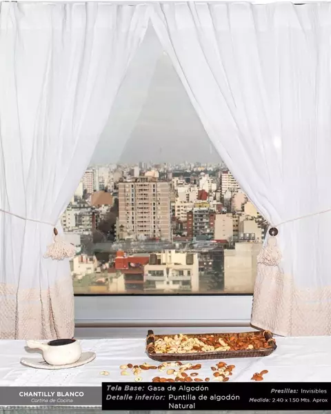 Cortina para Cocina Chantilly