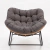 Sillón/Silla Mecedora LUPE Gris - MITE®