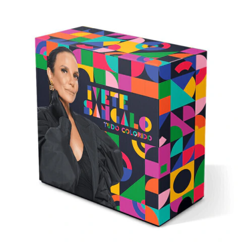 CD - Ivete Sangalo – Tudo Colorido (Box, 9 CDs, Compilação)