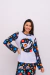 Pijama Longo Adulto Astro Gato