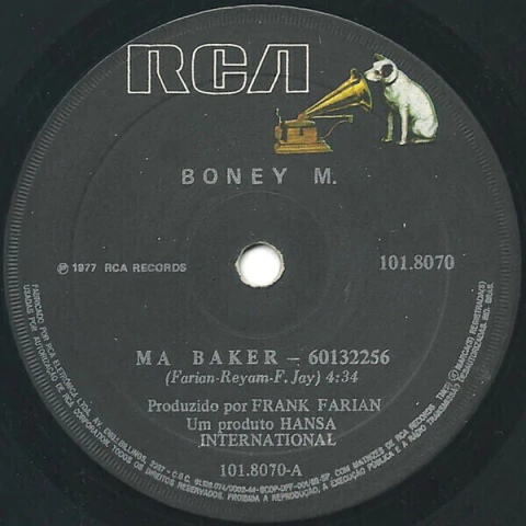 Boney M. - Ma Baker (7", Single)