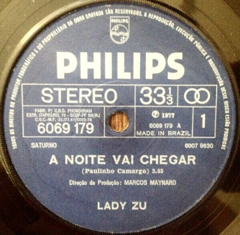 Lady Zu - A Noite Vai Chegar (7", Single) - comprar online