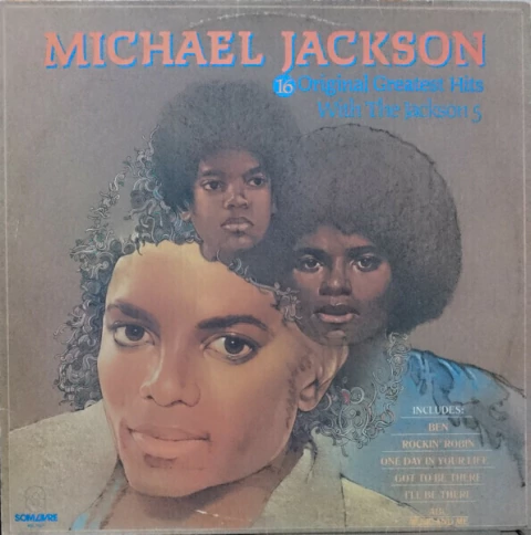 Michael Jackson With The Jackson 5 - 16 Original Greatest Hits With The Jackson 5 (LP, Comp)