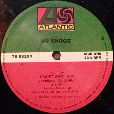 Nu Shooz - I Can't Wait (12" Single) - comprar online