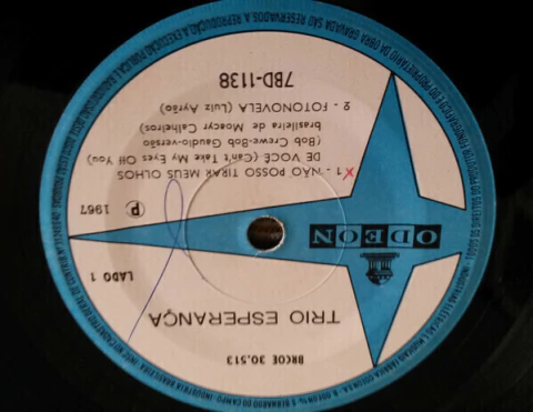 Trio Esperança - Não Posso Tirar Meus Olhos De Você - Fotonovela / O Papelão - Tudo Começou (7" Compacto)