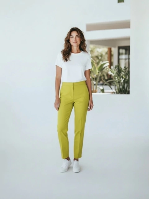 CALÇA ALFAITARIA AMARELO CLÁSSICO - comprar online