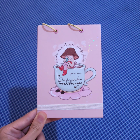 Sketchbook Argolado A6 - Cafézinho