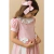 Vestido Infantil Olivia - Vichy Rosa - Little Closet - Loja de Roupa Infantil | Vestidos Clássicos Bordados