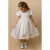 Vestido Infantil Branco de Festa Luxo Minie - Dourado