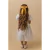 Vestido Infantil Branco de Festa Luxo Minie - Dourado - comprar online