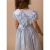 Vestido Infantil de Festa Casinha de Abelha Pérola - Azul - comprar online