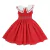 Vestido De Festa Infantil Vermelho Casinha de Abelha - Monalisa - comprar online