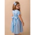 Vestido Infantil Casinha de Abelha Rafaela - Azul na internet
