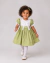 Vestido Infantil Angelina Verde