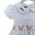 Vestido Infantil Branco Bordado Rosa Casinha de Abelha - Rafaela - comprar online