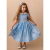 Vestido Infantil Casinha de Abelha Rafaela - Azul