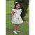 Vestido Infantil de Organza de Seda Pura Floral - Botanic - loja online