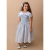 Vestido Infantil de Festa Casinha de Abelha Pérola - Azul