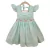 Vestido Infantil Casinha de Abelha Bella Flor - Verde - loja online
