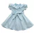 Vestido Infantil Casinha de Abelha Leonora - Azul Serenity