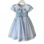 Vestido Infantil de Festa Casinha de Abelha Pérola - Azul - Little Closet - Loja de Roupa Infantil | Vestidos Clássicos Bordados
