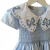 Vestido Infantil de Festa Casinha de Abelha Pérola - Azul - loja online