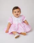 Vestido Infantil Angelina Rosa