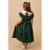 Vestido Infantil de Luxo Casinha de Abelha Eleonor - Verde Escuro - comprar online