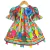 Vestido Infantil de Festa Junina - Pescaria 2