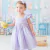 Vestido Infantil Casinha de Abelha Bella Flor - Lavanda
