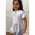 Conjunto Infantil Gola Bordada Nina - Azul - comprar online