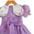 Vestido Infantil de Luxo Organza de Seda Pura Lavanda - Jardim Encantado - Little Closet