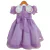 Vestido Infantil de Luxo Organza de Seda Pura Lavanda - Jardim Encantado na internet