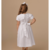Vestido Infantil de Festa Casinha de Abelha Pérola - Branco na internet