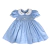 Vestido Infantil Casinha de Abelha Charlotte Azul - comprar online