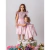 Vestido Bloom Rosa - Little Closet - Loja de Roupa Infantil | Vestidos Clássicos Bordados