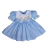 Vestido Infantil Angelina Azul - comprar online