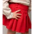 Saia Vermelha de Pregas na internet