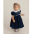 Vestido Bebê Casinha de Abelha Anastacia - Azul Marinho - Little Closet - Loja de Roupa Infantil | Vestidos Clássicos Bordados