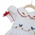 Vestido Infantil Casinha de Abelha Branco - Passaros - Little Closet
