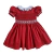 Vestido Infantil de natal Larissa Vermelho - comprar online