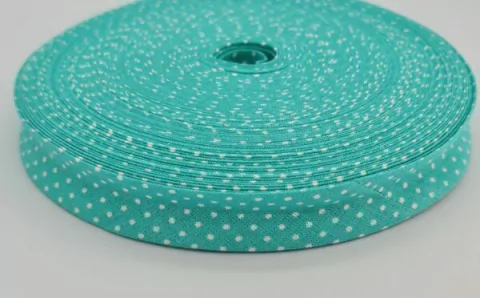 Cinta al bies a lunares