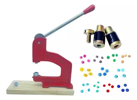 Maquina Para Broches + Matriz Snaps 10-10+ 200 Broches